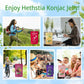 Hethstia Konjac Jelly Pouch Drinkable Variety Pack - Low Calorie, Gluten-Free, Vegan, Keto, Vitamin C, 10 Pack - Lychee, Blueber