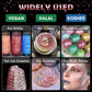 NiHome Edible Glitter Powder, Metallic Luster Dust, 10g/0.35oz, Dark Red, Vegan, Allergen-Free, Food Decorating Sprinkle