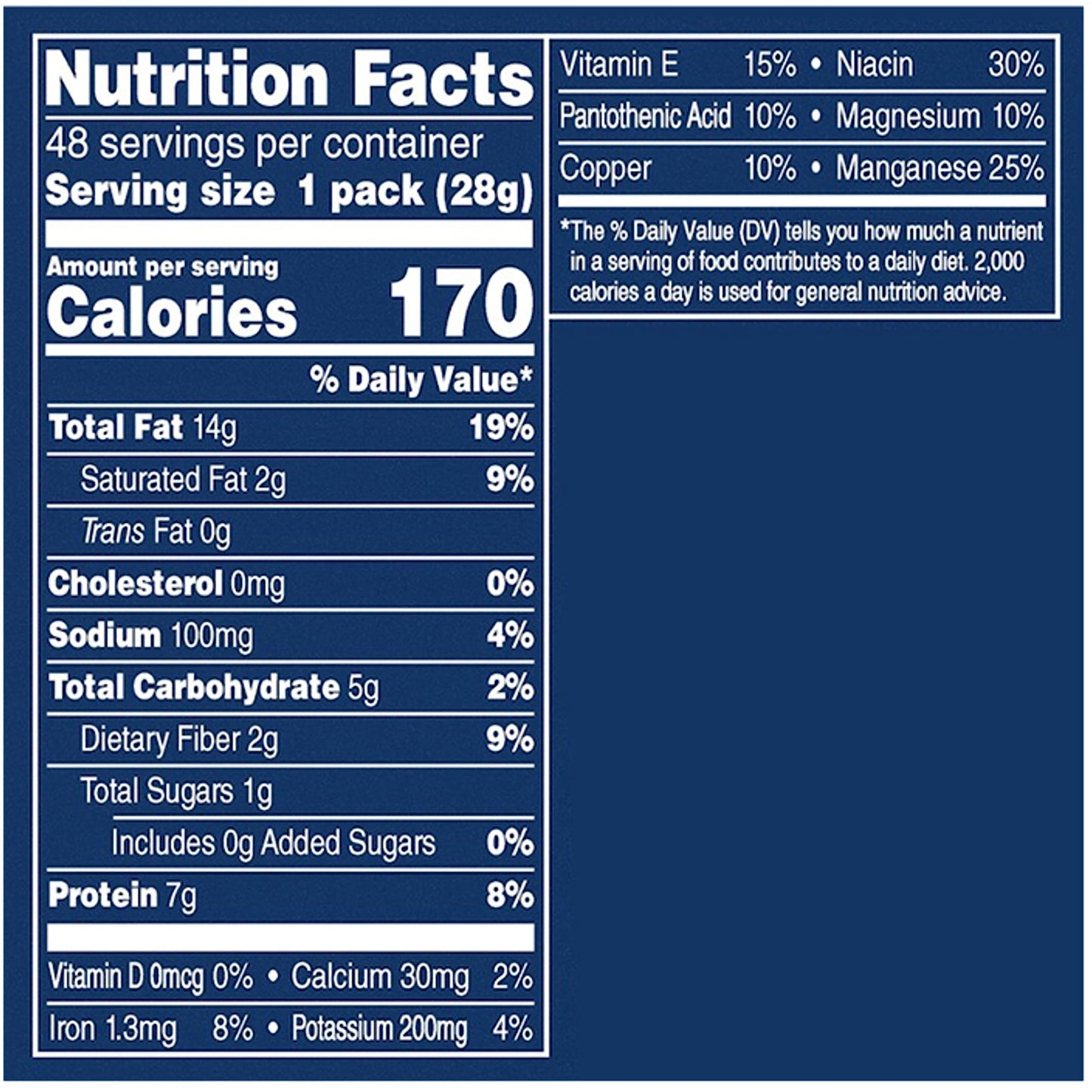 PLANTERS Salted Peanuts - 48 Count (1-Ounce Packs) - Perfect Snack for On-the-Go or Sharing
