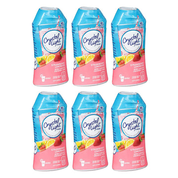 Crystal Light Liquid Drink Mix, Strawberry Lemonade, 1.62 Fl. Oz. (Pack Of 6)