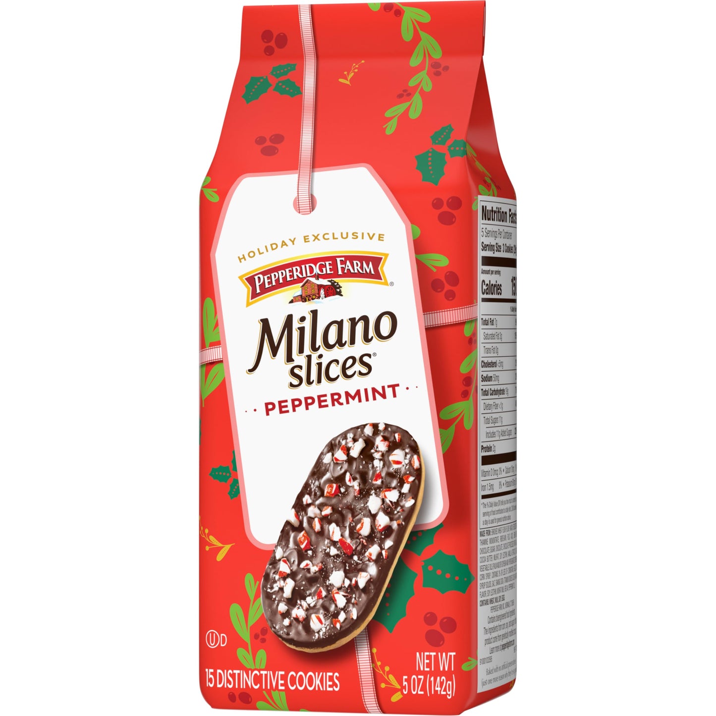 Pepperidge Farm Milano Slices Peppermint Cookies  5 Oz
