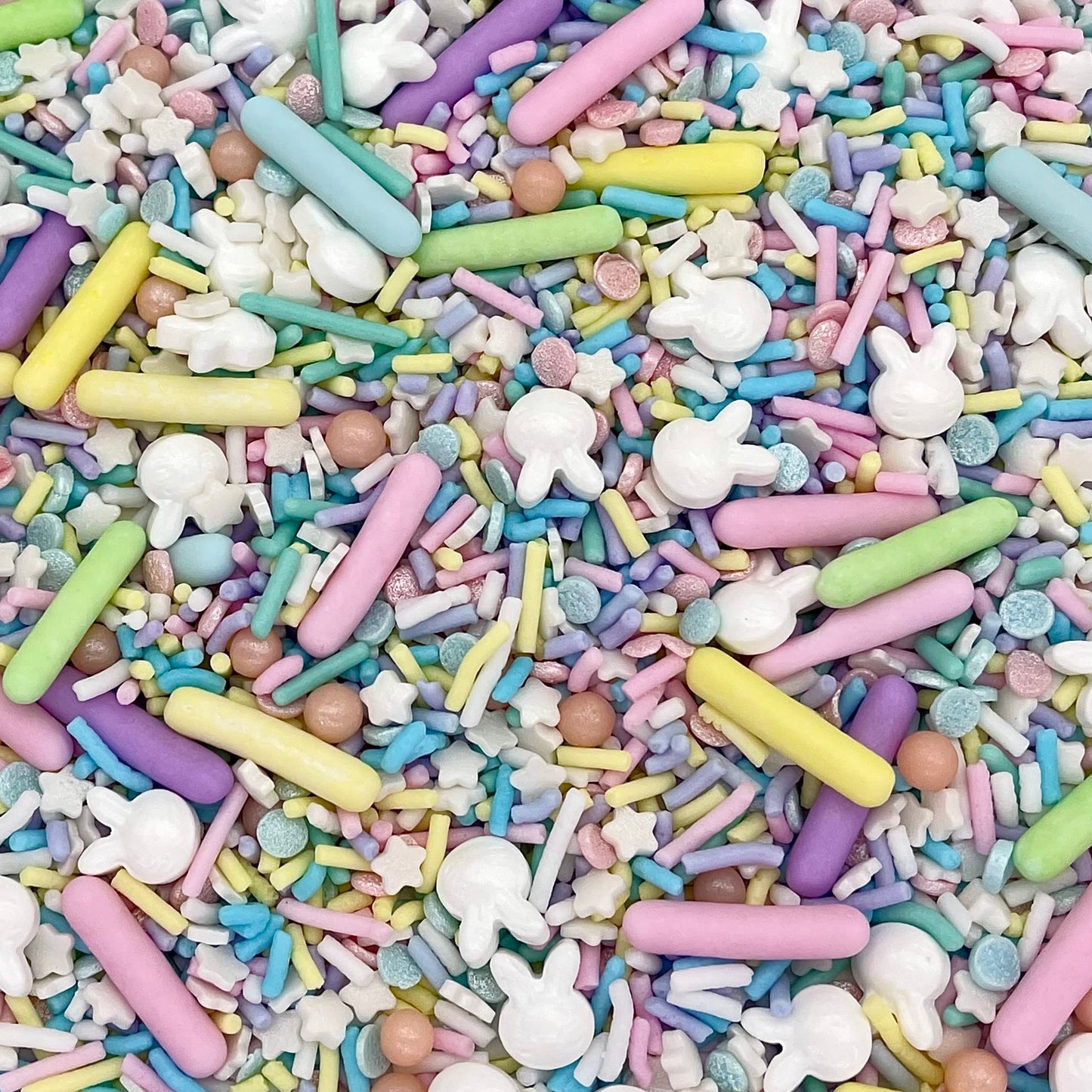 Sprinkles | Easter Sprinkles | 8 Ounces | Pastel Sprinkles | Cake Sprinkles | Spring Sprinkles | Manvscakes, Yellow, Blue, Red ,