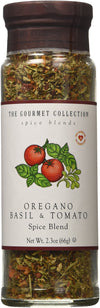 The Gourmet Collection Spice & Seasoning Blend Oregano Basil & Tomato Spice Blend Greek, Mediterranean, Italian Herb Seasoning S