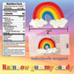 Rainbow Gummies - Bulk 38 Pk Individually Wrapped Gummy Candy - Rainbow Party Favors For Rainbow Birthday Unicorn Party Unicorn
