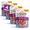 Catalina Crunch High Fiber Cereal 4-Pack, Low Carb, Sugar Free, Gluten Free, Vegan, 8 Ounce, Triple Berry Blast