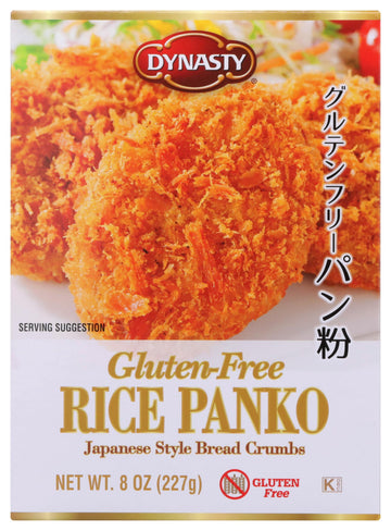 Dynasty Rice Panko Bread Crumbs, Gluten Free, 8 Ounces (Pack Of 6)