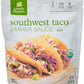 Simply Organic Southwest Taco Simmer Sauce, 8 Ounce Pouch, Bold Flavor, For Beef, Pork Or Chicken Tacos (Pack Of 6)