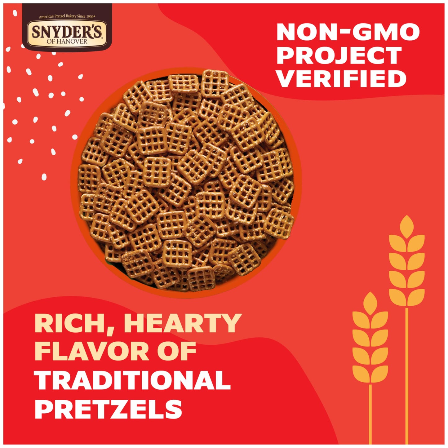 Snyder'S Of Hanover Pretzel Snaps, Family Size, 16 Oz Bag