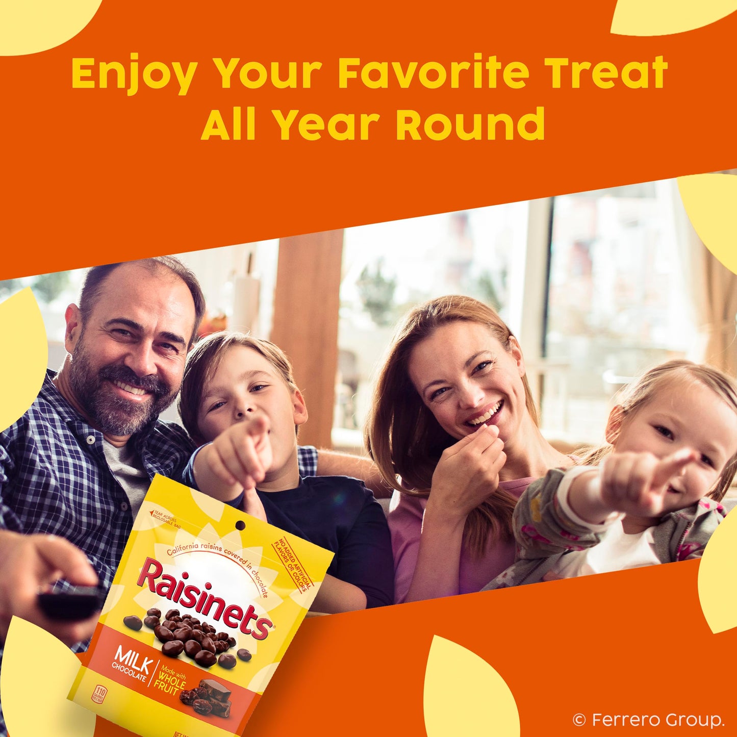 Raisinets Milk Chocolate Covered Raisins, Gluten-free California Chocolate Raisins, Resealable Bag, 8.0 oz