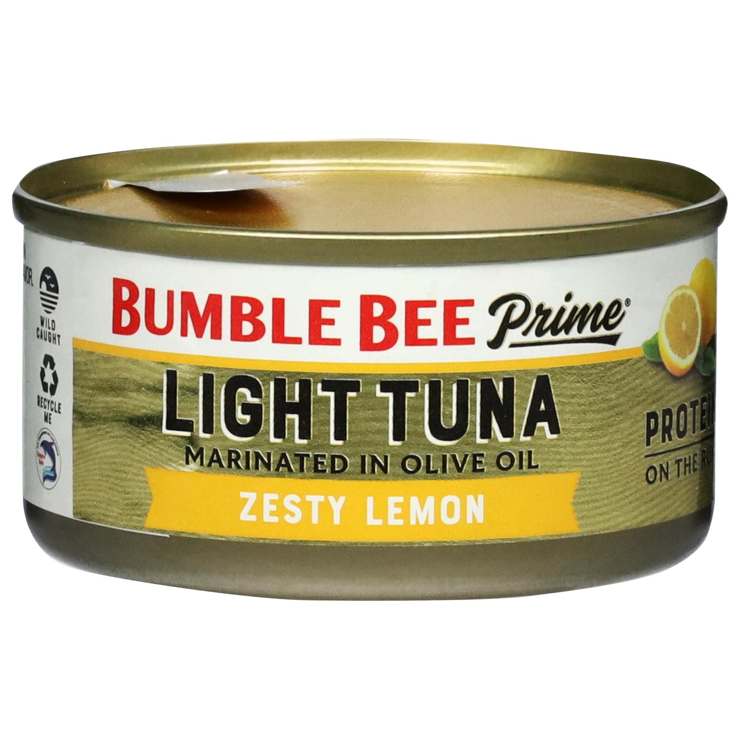 Bumble Bee Prime Protein on the Run Tuna Snack Kit - Gourmet Tuna Marinated in Olive Oil & Zesty Lemon with Crackers and Serving