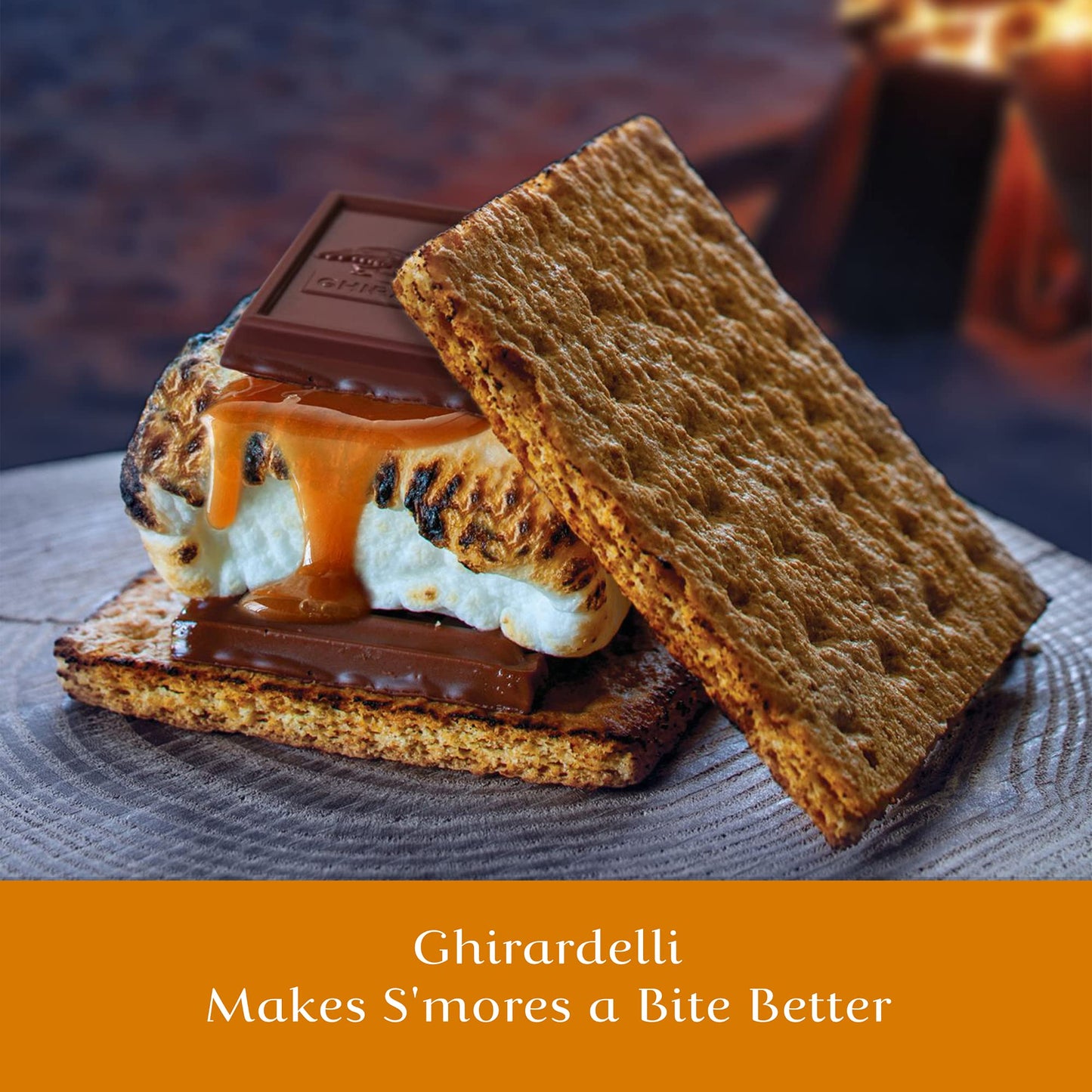 Ghirardelli Milk & Caramel Chocolate Squares, 0.53 Ounce, 50 Count