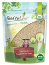 Food To Live Organic Hulled Sesame Seeds, 4 Pounds – Whole Raw White Sesame Seeds, Non-Gmo, Kosher, Vegan, Unroasted, Bulk. High In Iron, And Calcium. Perfect For Tahini Paste, Stir-Fries, And Salads.