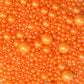 Sentovac Orange Pearl Edible Sugar Sprinkles for Cake Decorating, Cupcakes, Cookies - Perfect for Halloween, Christmas, Valentine's Day, Weddings