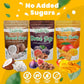 Dried Fruit Mix No Sugar Added- Organic Dried Fruit Mix- Dried Fruit Unsweetened- Mixed Dried Fruit Snack- 6 Pack 2Oz Each