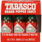 Tabasco Brand Pepper Sauce "6-Pack Miniatures" 1/8Oz.