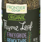 Frontier Herb Organic Whole Thyme Leaf, 0.8 oz
