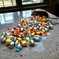 Arcor Fruit Filled Hard Candy, Delicious And Flavorful Gourmet Bon Bons Cherry, Orange, Strawberry, Pineapple, And Lemon 1.5 Lbs