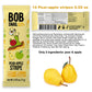 Bob Snail Snacks Variety Pack - 30 Healthy Fruit Snacks, Gluten-Free, Vegan, Low Carb, No Sugar Added, Individual Packs