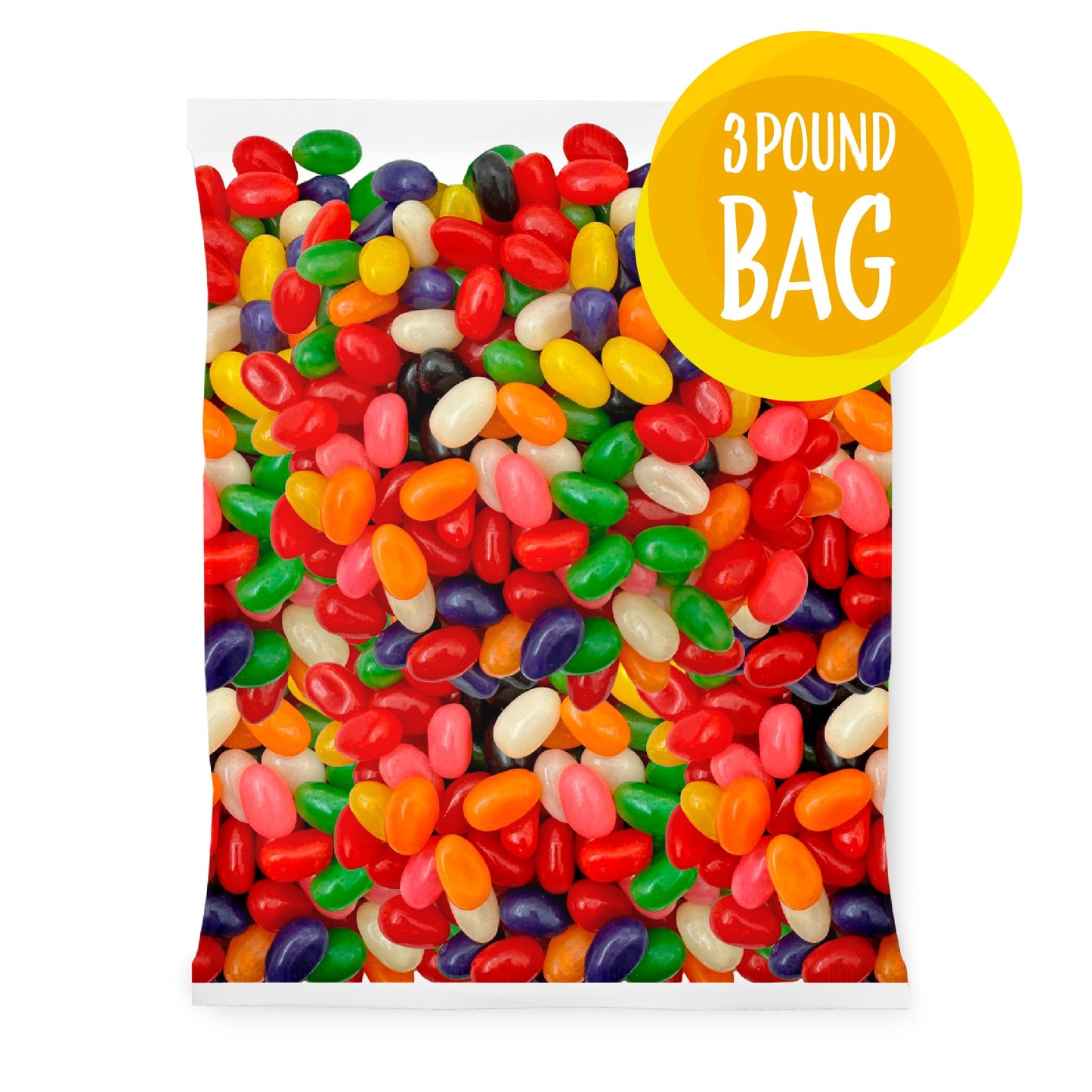 Jelly Beans Assorted Flavors Classic Candy - 3-Pound Bag