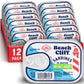 Beach Cliff Wild Caught Canned Sardines in Water  No Salt Added - High Protein  Keto Friendly  Gluten Free - Ideal Can Sardines for Healthy Recipes - 3.75 Ounce (Pack of 12)