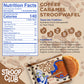 Stroop Club Coffee Infused Organic Stroopwafel Caramel Treats | Vegan, Plant-Based And Dutch-Approved Indulgence - 24 Vegan Waff