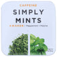 Simply Gum Caffeine Awaken Mints - Peppermint and Matcha Flavor - 1.1 oz