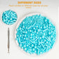 Kasvan Blue Mix Sugar Sprinkles - Edible Candy Pearls With 4-Claw Sprinkle Pen,118G/4.16 Oz, Gift Box Pack, Baking Cake Decorations, Ice Cream Toppings And Cookie Decorating (Blue)