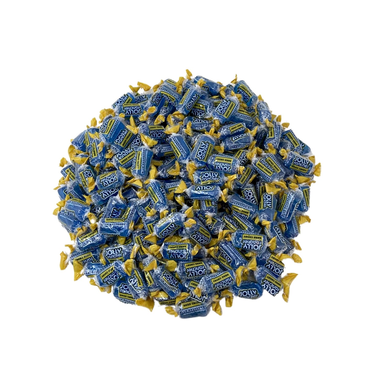 Jolly Ranchers Hard Candy 3lbs- All Blue Raspberry Individually Wrapped Delicious Fresh Candy  48oz (Packaging Might Vary)