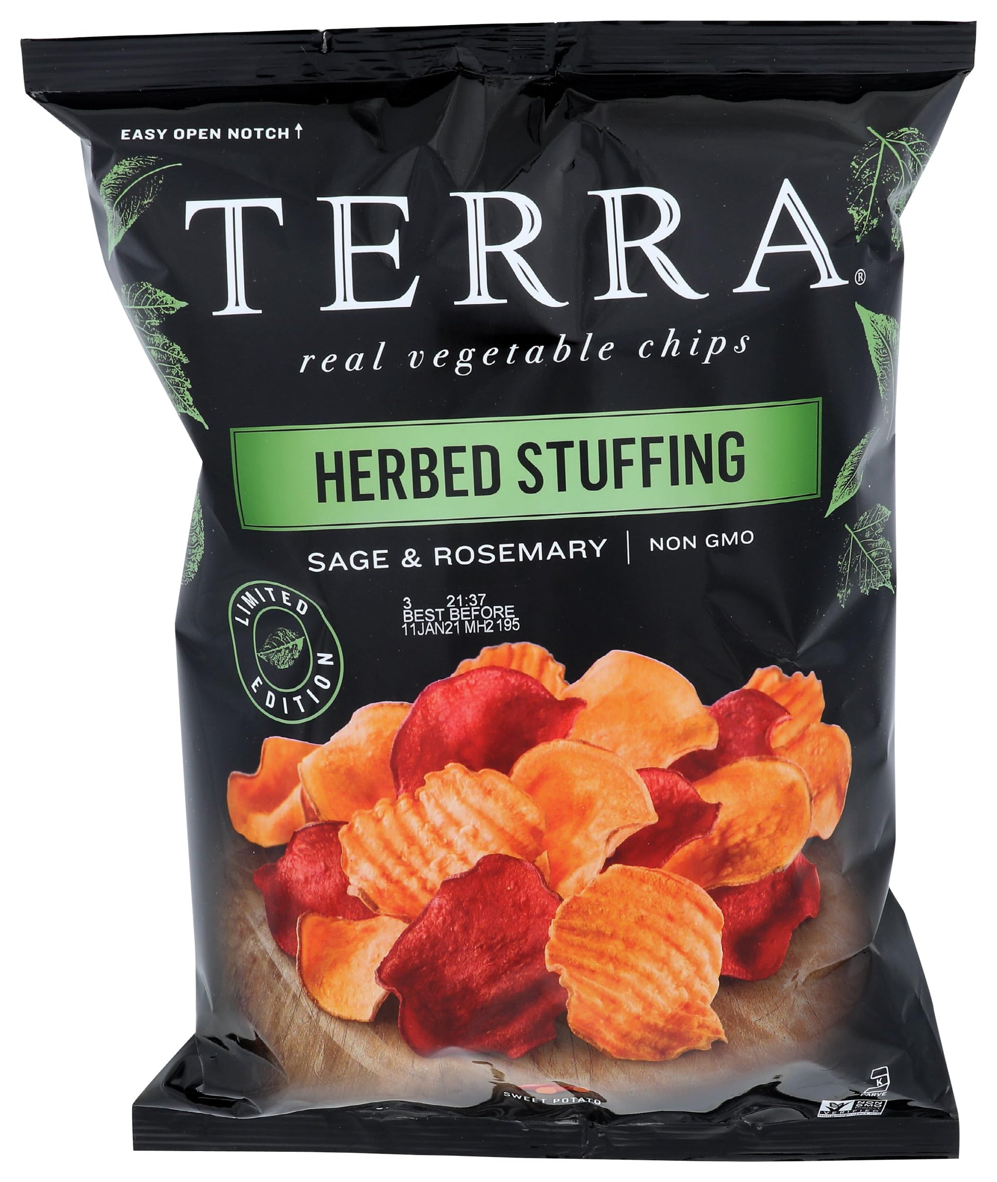 Terra Herbed Stuffing Vegetable Chips, 5.75 Oz
