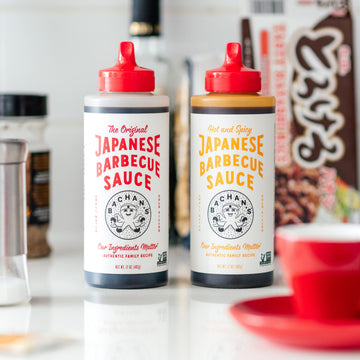 Bachan'S Japanese Barbecue Sauce 2 Pack - 1 Original, 1 Hot And Spicy - Bbq Sauce For Wings, Chicken, Beef, Pork, Seafood, Noodl