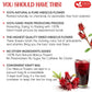FRESHDRINKUS Hibiscus Flower Herbal Tea, 100% Natural, 22oz, No Additives, Caffeine-Free, Vegan, Model TS0417-B700ML-M982