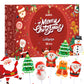 Auebriy Christmas Lollipops Suckers, 36 Count Fruit Flavored Christmas Candy Individually Wrapped Bulk with Gift Box, Snowman Ca