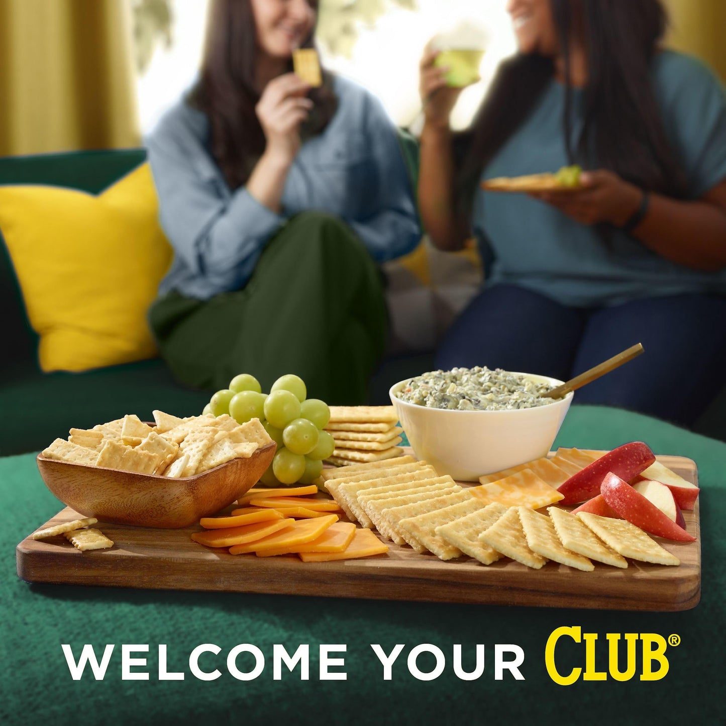 Club Snack Stacks Crackers, Lunch Snacks, Original, 12.5oz Box (6 Stacks)