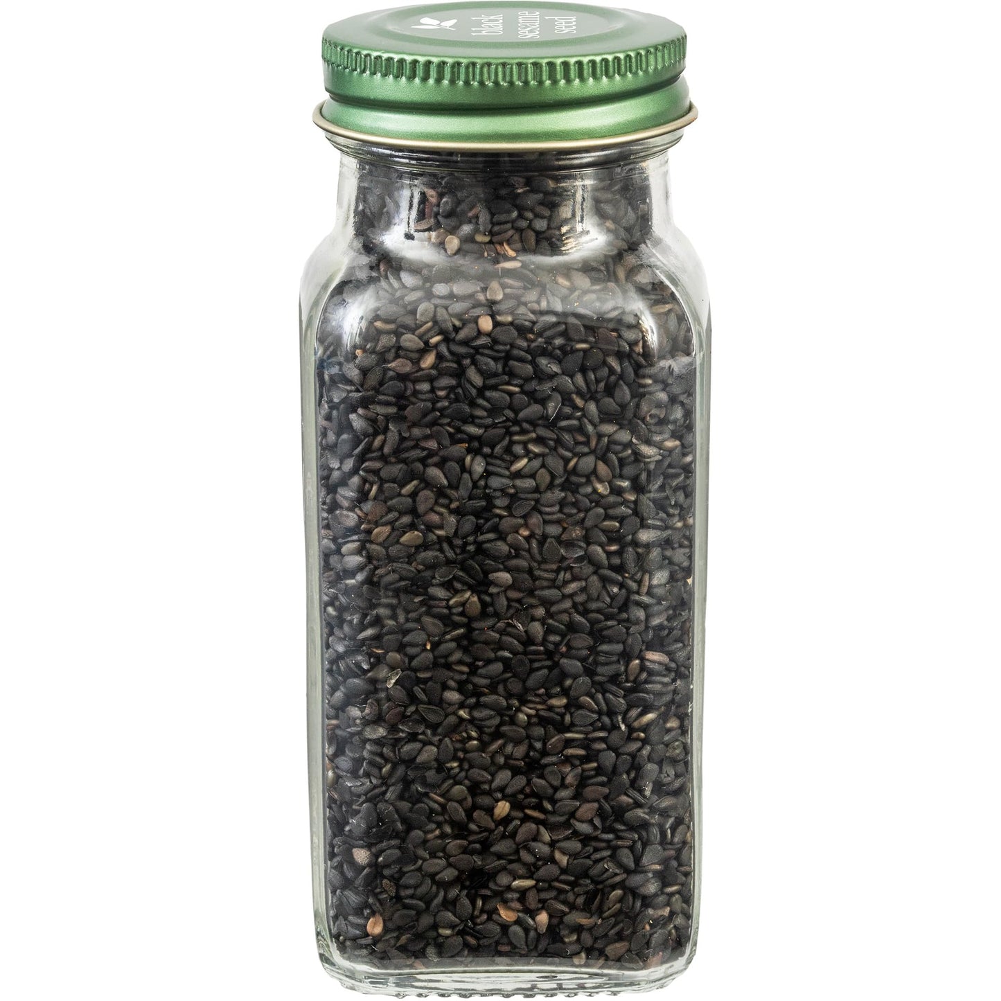 Simply Organic Black Whole Sesame Seed, 3.28-Ounce Jar, Pure, Organic, Un-Hulled, Crunchy, Nutty Umami Flavor, Toasty & Smoky