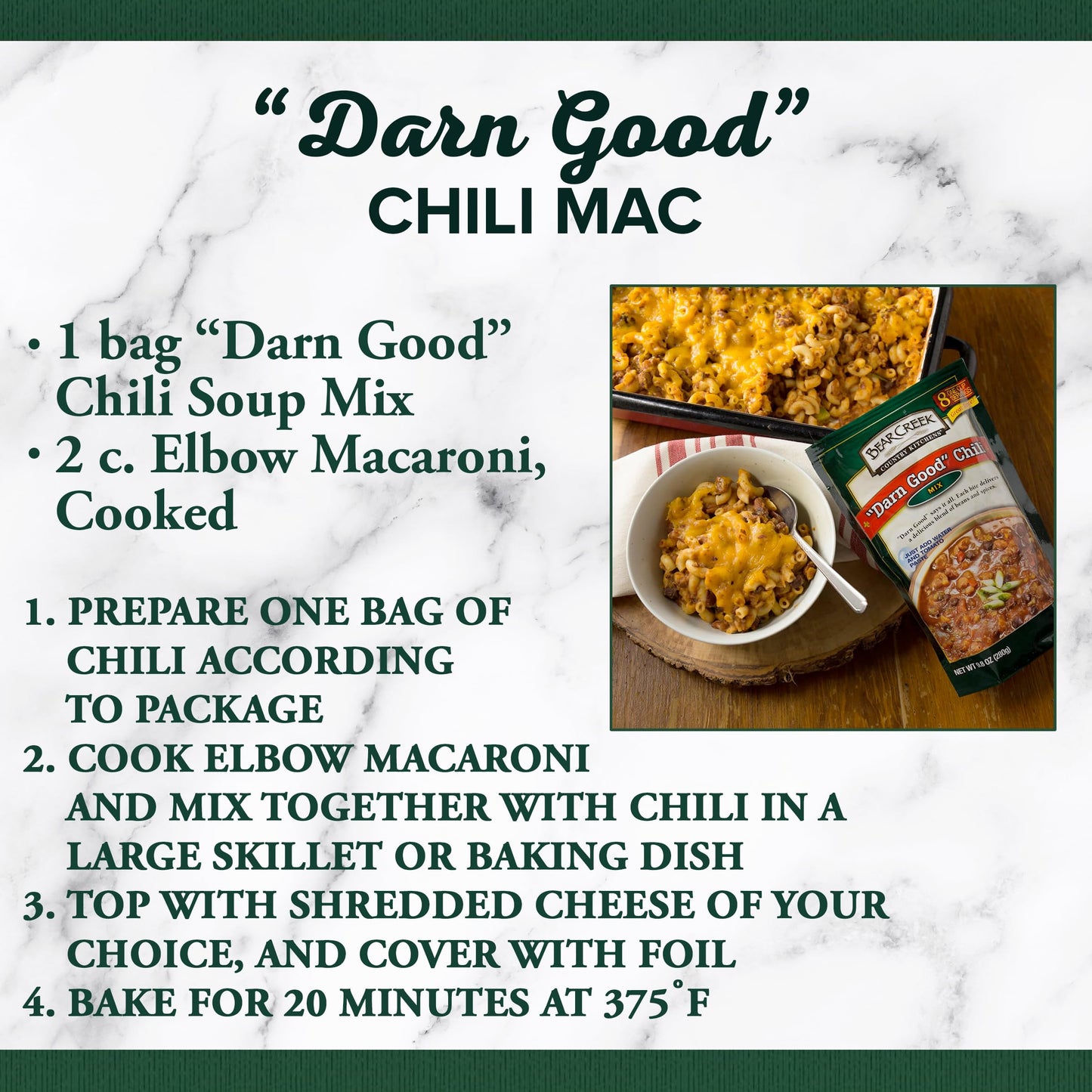 Bear Creek Soup Mix, Darn Good Chili, 8.8 Ounce (Pack Of 6)