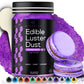 BeePoint Edible Glitter Luster Dust - Violet, 15g Food Grade Shimmer Powder for Baking, Cocktails, Cakes, Sweets, Vegan & Gluten Free