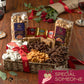 Kremery Creamy Chocolate Cravings - Happy Birthday  , Chocolate Covered Pretzels & Caramel Popcorn Gift Basket, In Seagrass Tray + Ribbon & Greeting Card (Deluxe, 3.5 Lbs) Food Assortments