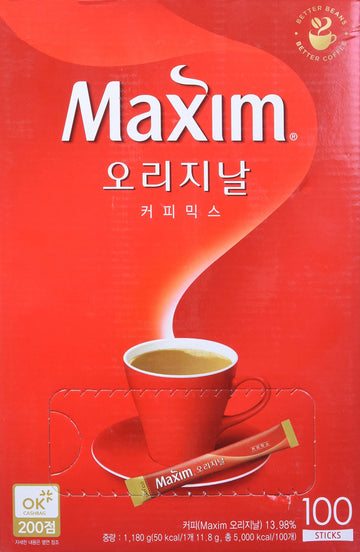 Maxim Ground Original Korean Coffee - 100Pks