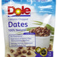 Dole California Chopped Dates, Dried Fruit, Gluten Free Snack, 8 Oz Bag