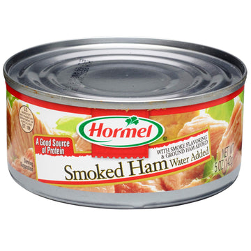 HORMEL Canned Ham, Smoked, 5 Ounce, Pack of 12, Model 16899