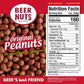 malt-inspired NUTS Original Peanuts - Sweet & Salty Snack - Gluten Free - 12oz Resealable Can (Pack of 2)