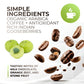 Amla Green Organic Ground Superfood Coffee, 16 Oz Medium Roast, Antioxidant-Rich Indian Gooseberry, 100% Arabica Specialty Coffee