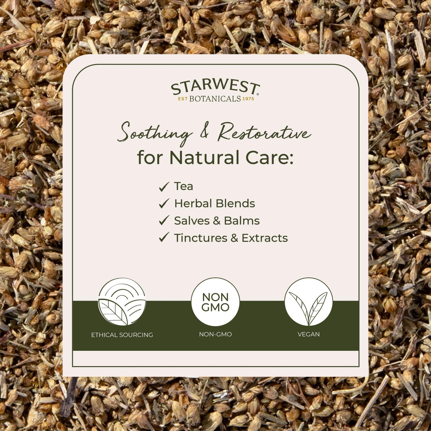 Starwest Botanicals Organic Yarrow Flowers, Cut & Sifted, 1 lb Bag, Certified Kosher, Non-GMO