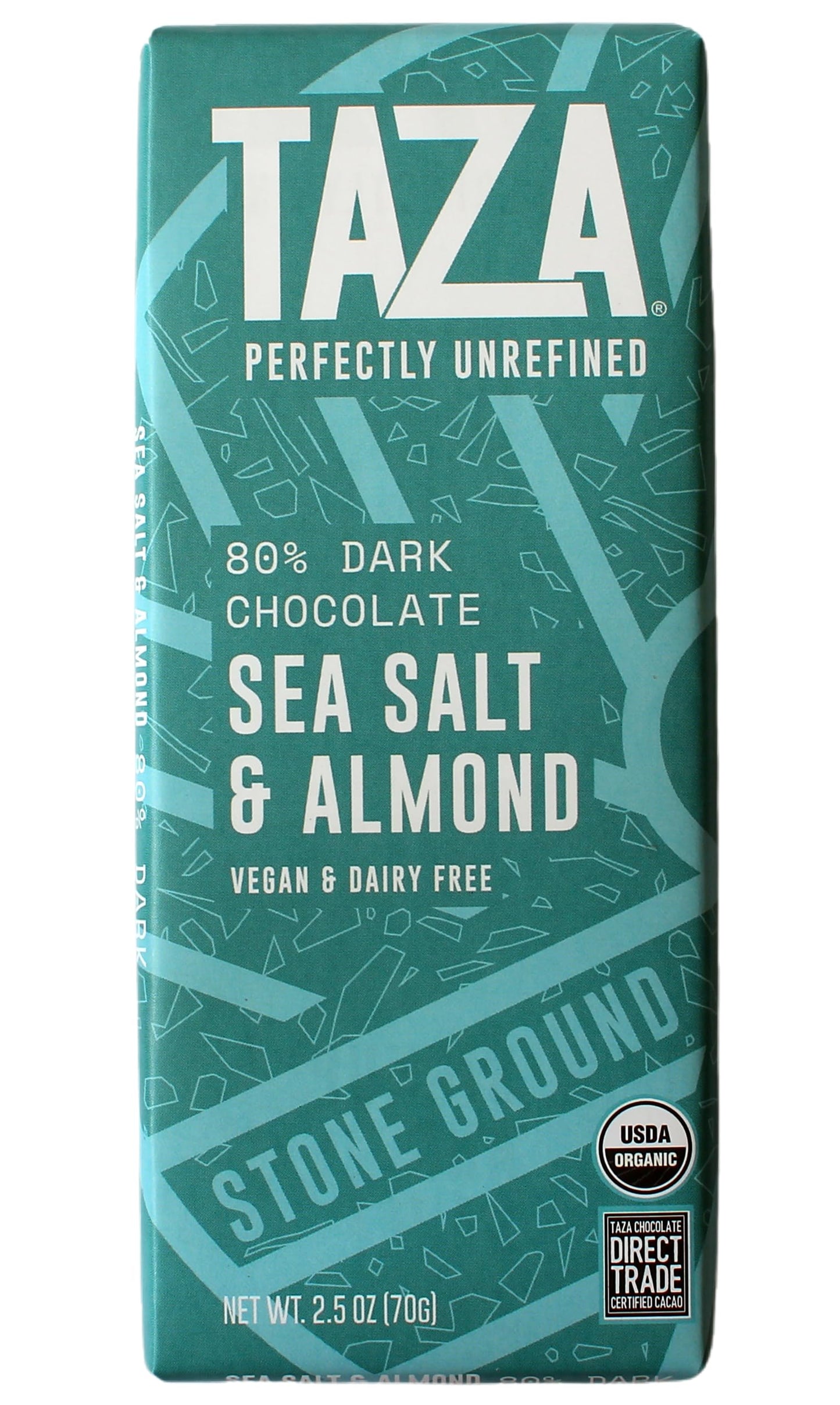 Taza Chocolate Organic Dark Chocolate Bar Variety Pack, Vegan, 2.5 oz (4 count)