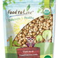 Food to Live Organic Blanched Roasted Hazelnuts, 12 Ounces - Non-GMO, Dry Roasted Filberts, No Skin, Whole Nuts, Unsalted, Koshe