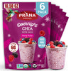 Prana Organic Overnight Chia with Oats Berry Fairy | Rich in Fiber & Protein, Vegan, Non-GMO | Ready to Eat Breakfast - 10.58 oz