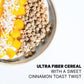 Poop Like a Champion High Fiber Cereal - Cinnamon Toast Flavor, Keto Friendly, Gluten Free, 10.2 Ounce