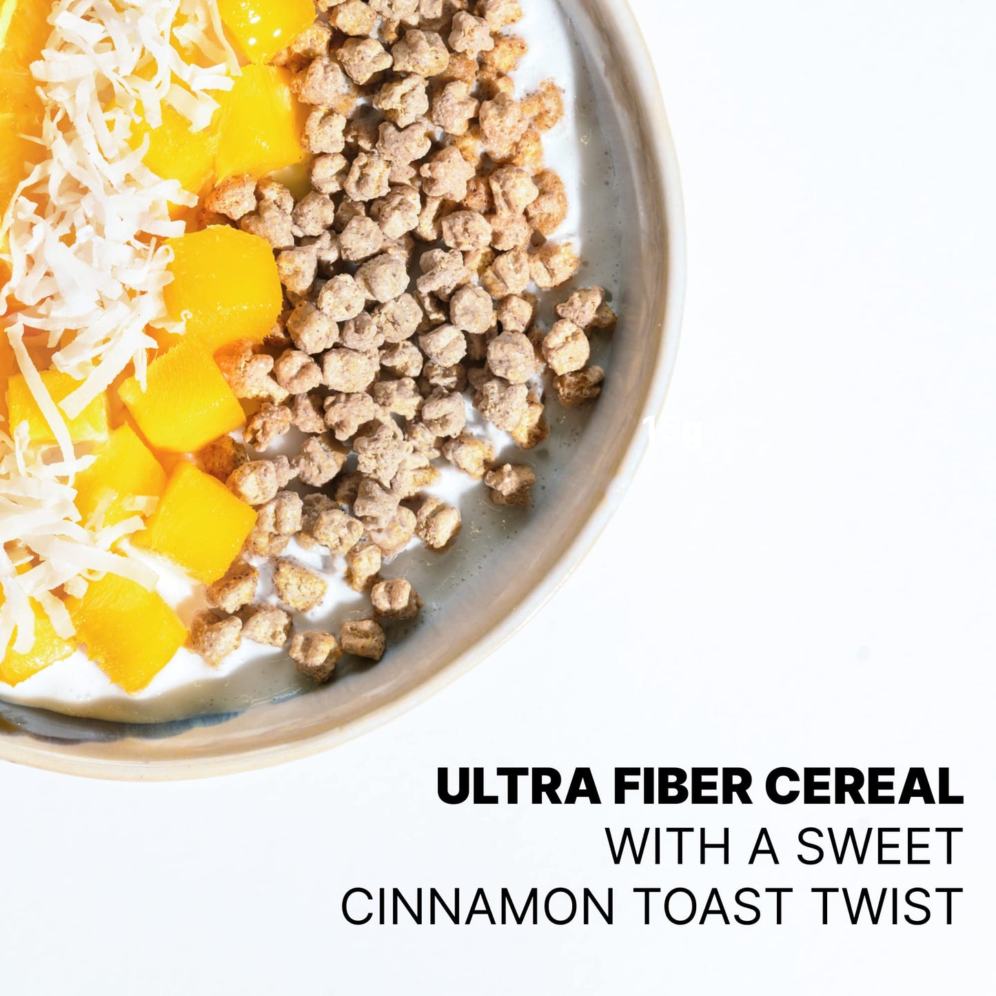 Poop Like a Champion High Fiber Cereal - Cinnamon Toast Flavor, Keto Friendly, Gluten Free, 10.2 Ounce