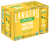 Langers Organic Flavored Sparkling Water, Meyer Lemon, 12 Ounce (Pack of 8)