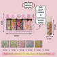 Confect Spring Sprinkle Mix - 5-Pack Bunny-Themed Edible Sprinkles | Pink, White & Blue With Stars, Pearls & Vermicelli | Perfec